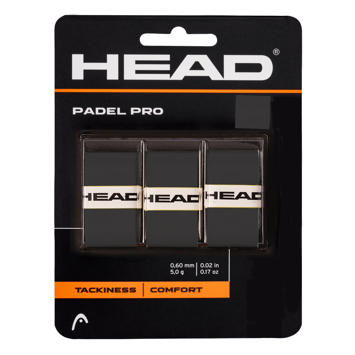 HEAD PADEL PRO 3 PCS PACK (OVERGRIP)